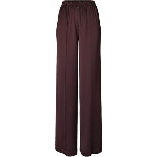 Tory Burch pantaloni con vita elasticizzata - viola