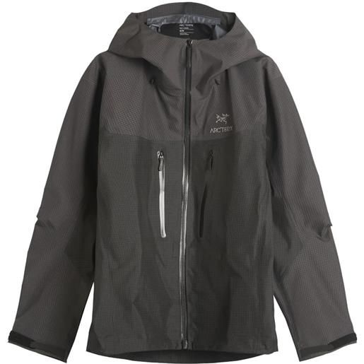 Arc'teryx giacca alpha con zip - grigio