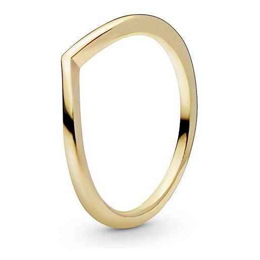PANDORA anello wish lucido placcato in oro 14k, 58
