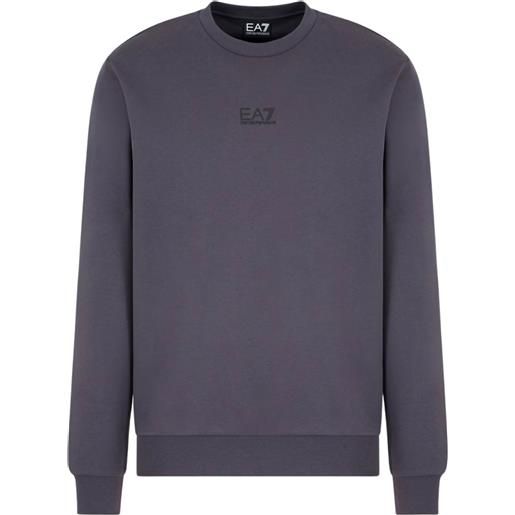 Armani EA7 felpa girocollo uomo ea7 core identity in cotone