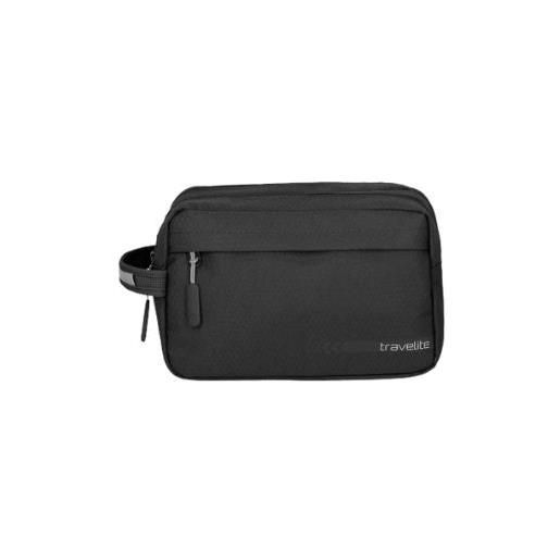 Travelite kick off beauty case in tessuto da viaggio nero