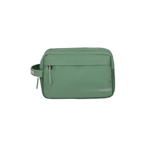 Travelite kick off beauty case in tessuto da viaggio verde