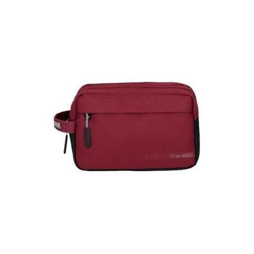 Travelite kick off beauty case in tessuto da viaggio rosso