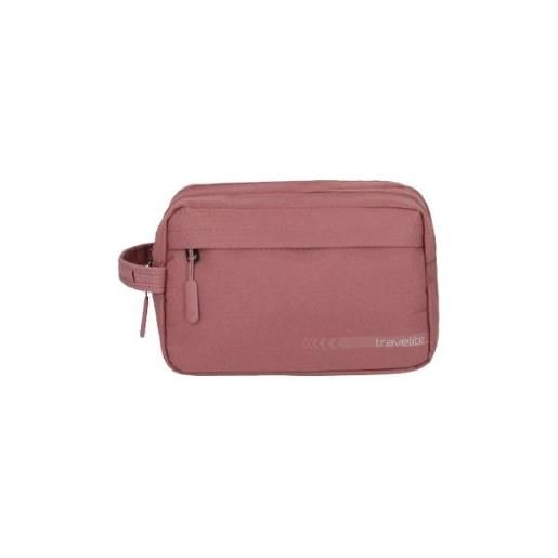 Travelite kick off beauty case in tessuto da viaggio rosa