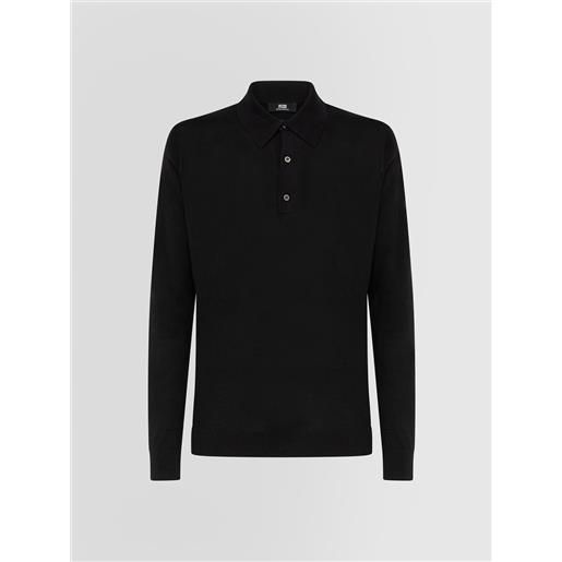 ALPHA STUDIO polo in seta cashmere