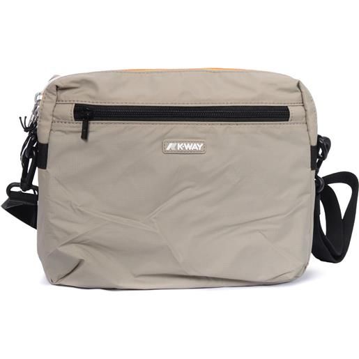 K-WAY moire pouch bag