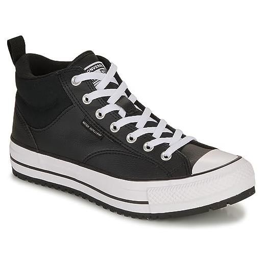 CONVERSE a04477c chuck taylor all star malden street boot uomo, black/white/black eu 43