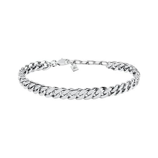 Morellato catene - bracciale da uomo, in acciaio, satx16, 22 cm, acciaio inossidabile, 22 cm, acciaio inossidabile