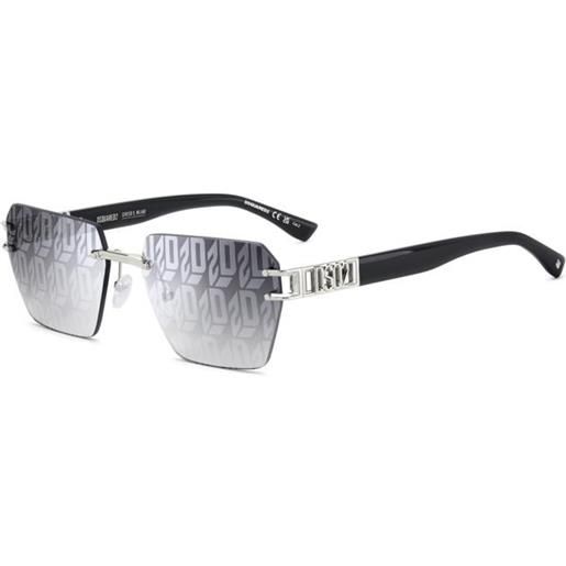 Dsquared2 d2 0173/s - 010 grigio occhiali da sole