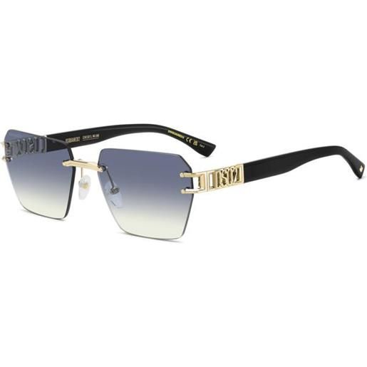 Dsquared2 d2 0173/s - j5gts oro occhiali da sole