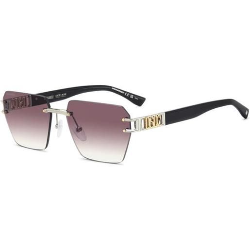 Dsquared2 d2 0173/s - i20 oro grigio occhiali da sole