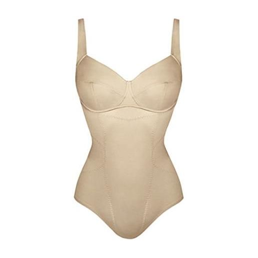 Playtex body pure control p001x nero - beige coppe b c d (38 b - it 5 b, beige)