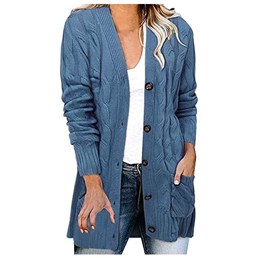 KRISP Donna Giacca Corta Bolero Manica Lunga Taglie Forti Leggera Elegante Sera, Bianco, M, 4432 - Foto 7