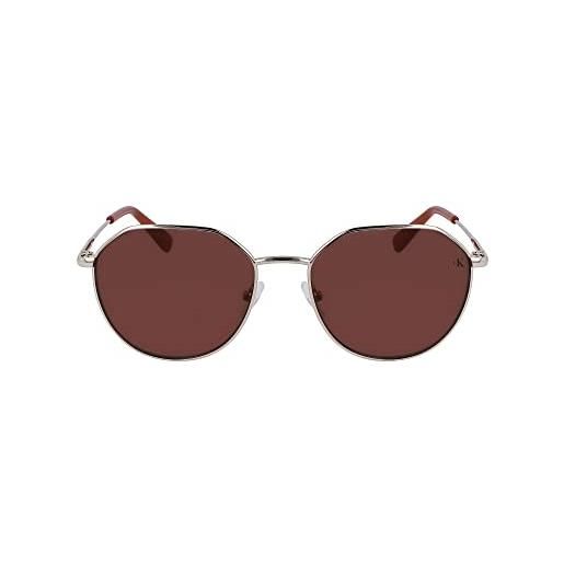 Calvin klein jeans ckj23201s n sunglasses, gold, taglia unica unisex