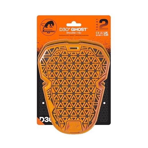 Furygan protezione spalle o fianchi d3o ghost l1 unisex - paio di protezioni invisibili discrete per pantaloni jeans da moto - tecnologia d3o sicurezza - omologate di livello 2 - taglia unica