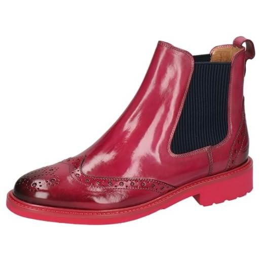 Melvin & Hamilton Leonie 21 - Stivali Donna Alti Al Ginocchio In Pelle Fatti A Mano, Design Elegante E Senza Tacco - 2