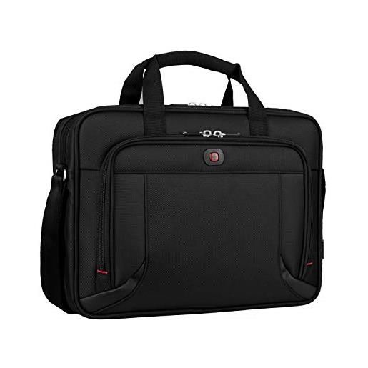 Wenger 600649 prospectus 16 inch laptop briefcase, padded laptop compartment with i. Pad/tablet/e. Reader pocket in black {15 litre}