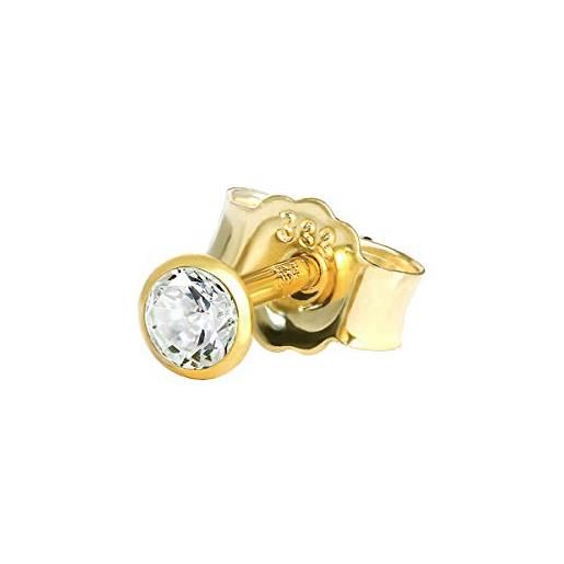 Orecchini A Cerchio In Oro Giallo 333 Da 50 Mm NKlaus – Eleganza Quotidiana Per Lui E Lei