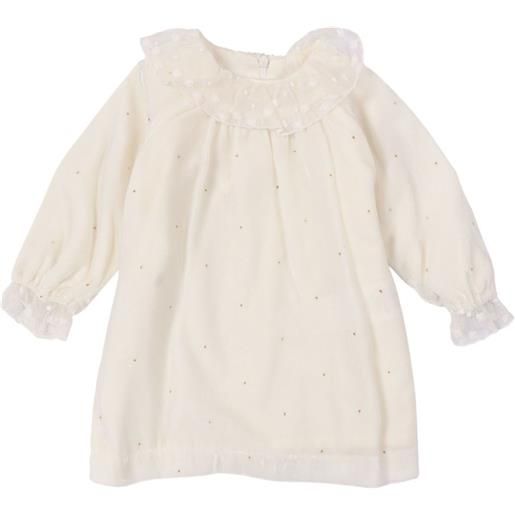 Tartine Et Chocolat abito con bordo in tulle - toni neutri