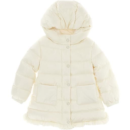 Moncler piumino dufar con cappuccio - bianco