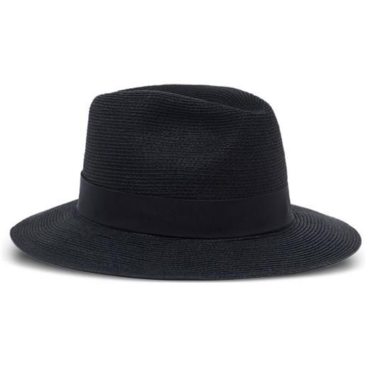 Giorgio Armani fedora con nastro - nero