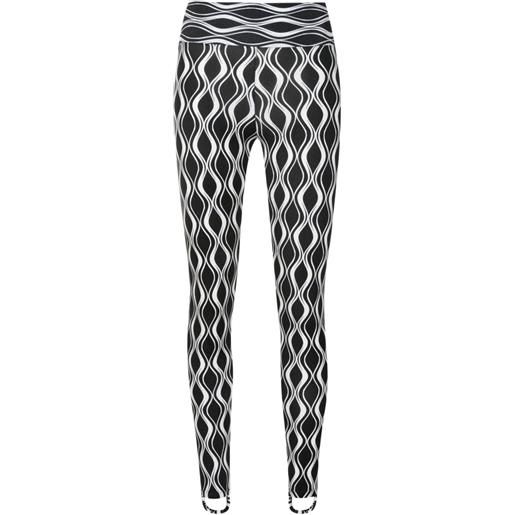 AMIR SLAMA GYM leggings a vita alta - nero