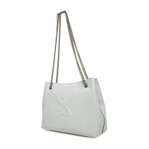 Calvin Klein sculpted camera bag sky gray