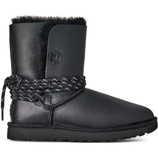 Ugg stivali classic bailey tie leather donna