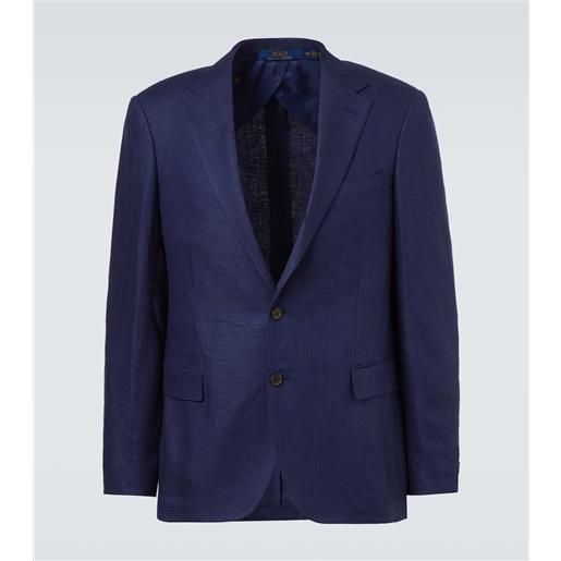 Polo Ralph Lauren blazer in misto lino a quadri