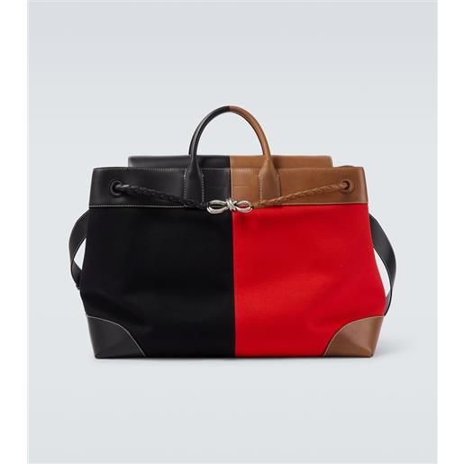 Bottega Veneta borsa andiamo large con finiture in pelle