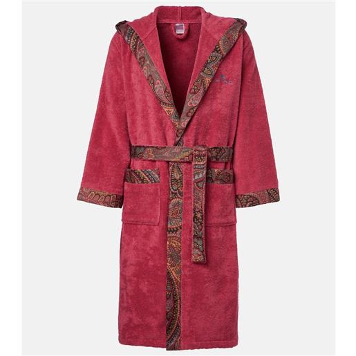 Etro accappatoio in spugna di cotone