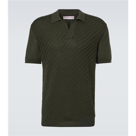 Orlebar Brown polo horton in seta e cotone