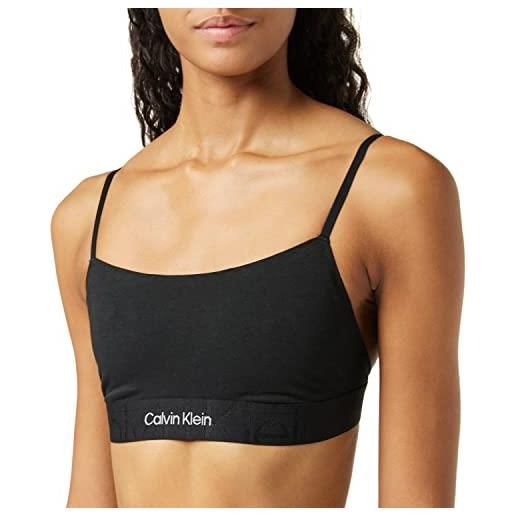 Calvin Klein Jeans calvin klein unlined bralette 000qf6989e, nero (black), m donna