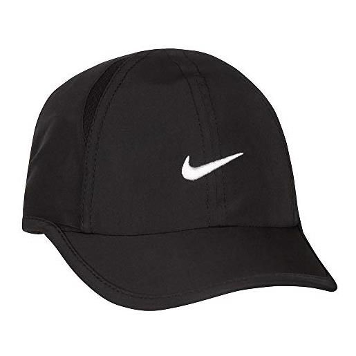 NIKE berretto da baseball nike con logo swoosh ricamato sz 4/7 (nero)