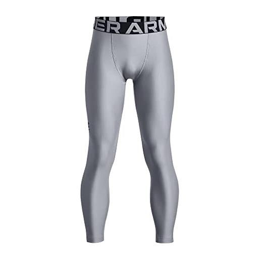 Under Armour boys heat. Gear armour leggings , steel (035)/black , youth small