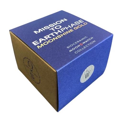 Swatch orologio da polso moonswatch omega x mission to earthphase moonshine gold settembre