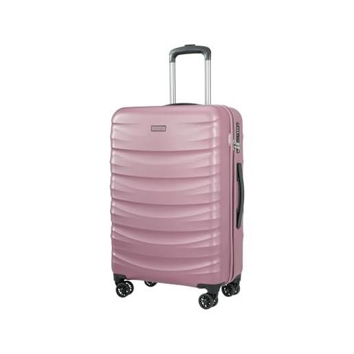 Valigia Espandibile New Classic XL, Cabina, Leggera, 2 Ruote, Nera, Capacit&agrave; Oltre 100L
