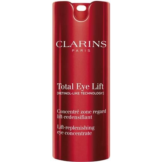 Clarins total eye lift 15 ml contorno occhi effetto lifting dopo 30 secondi