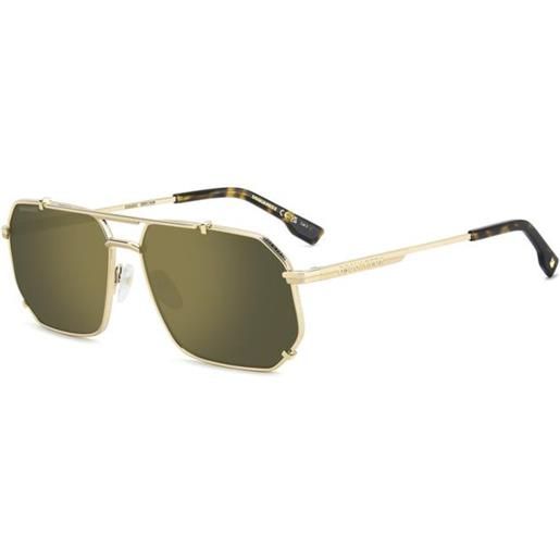 Dsquared2 d2 0175/s - j5g oro occhiali da sole