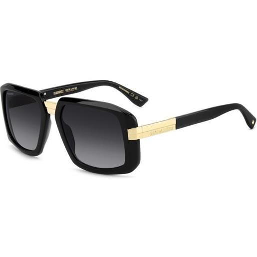 Dsquared2 d2 0178/s - 807 nero occhiali da sole