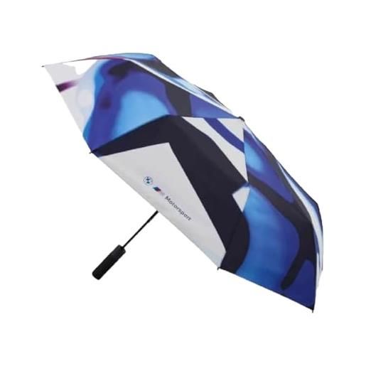 BMW m motorsport ombrello tascabile leggero automatico compatto ombrello, blu, 100 cm