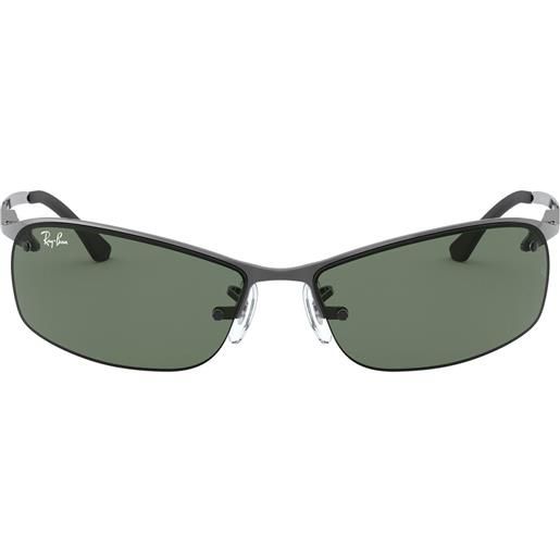 Ray-Ban occhiali da sole rb3183 004/71 canna di fucile/verde unisex