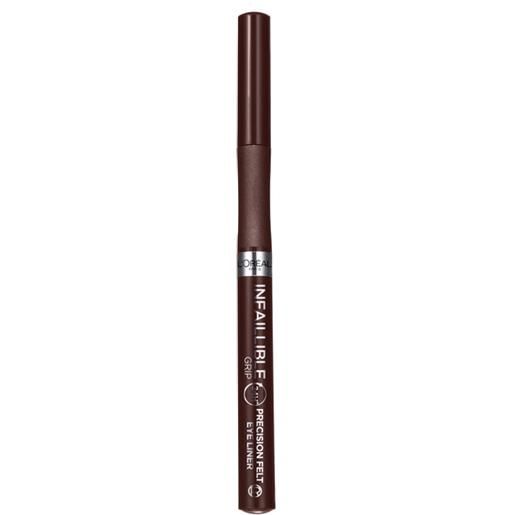 L'oréal Paris infaillible 24h grip precision felt eyeliner brown tratto definito colore intenso no sbavature1 pz penna