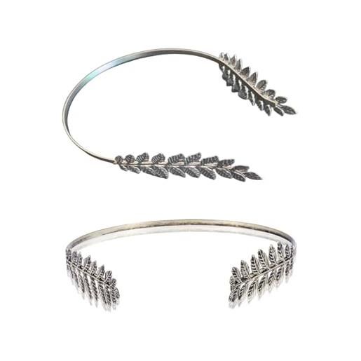 Générique headband in metallo con foglie dorate, dorate leaf bridal wedding headpieces goddess headpiece for back of head, metal headbands for women