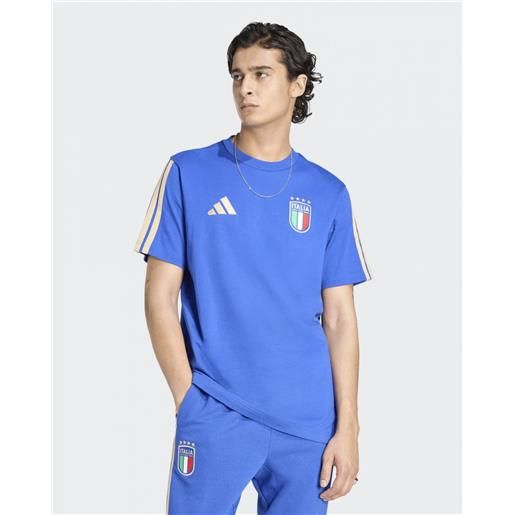 adidas italia italy figc adidas t-shirt maglia maglietta cotone dna 3s crew