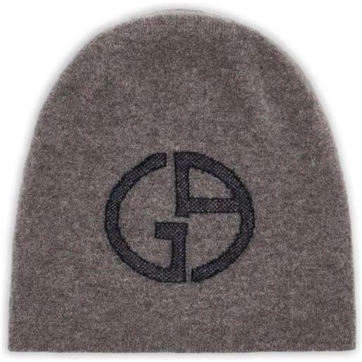 Giorgio Armani berretto con logo - grigio