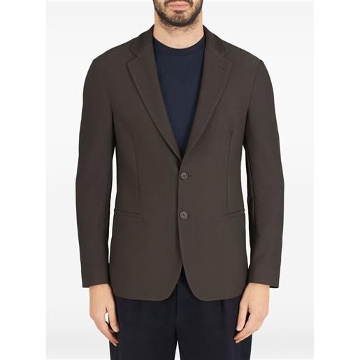 Giorgio Armani blazer monopetto - marrone