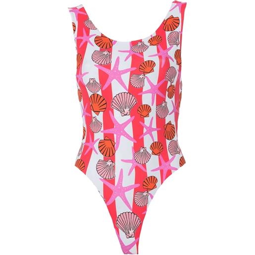 Lhd body key biscayne a righe - rosso