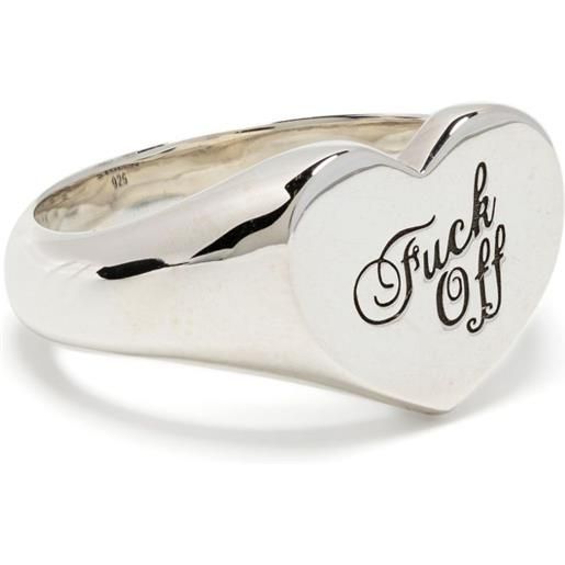 Stolen Girlfriends Club anello warm welcome a cuore - argento