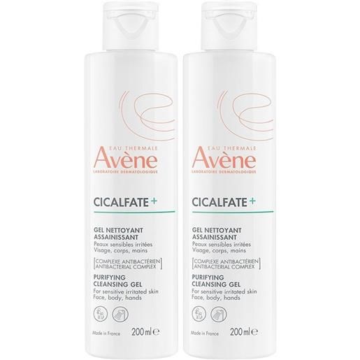 Avene (Pierre Fabre It. SpA) avene cicalfate+ gel detergente purificante set da 2 2x200 ml detergente